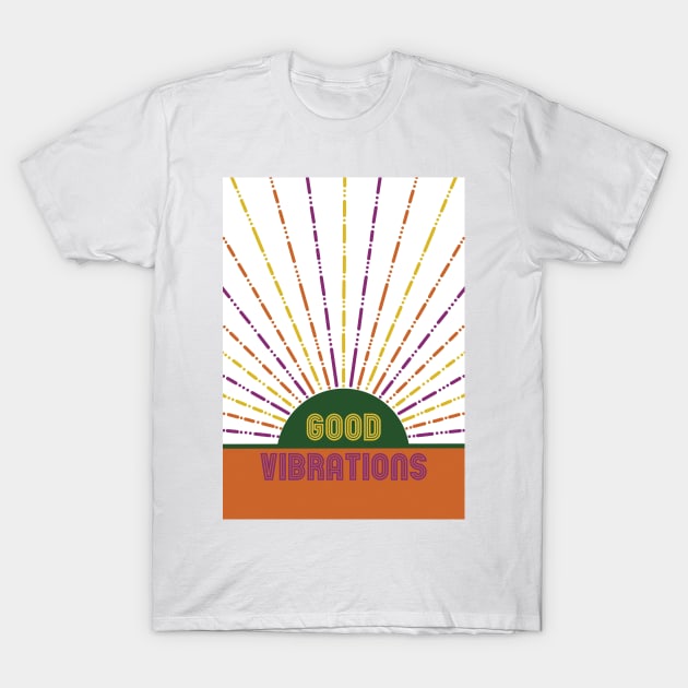 Good Vibrations - The Beach Boys T-Shirt by Slepowronski